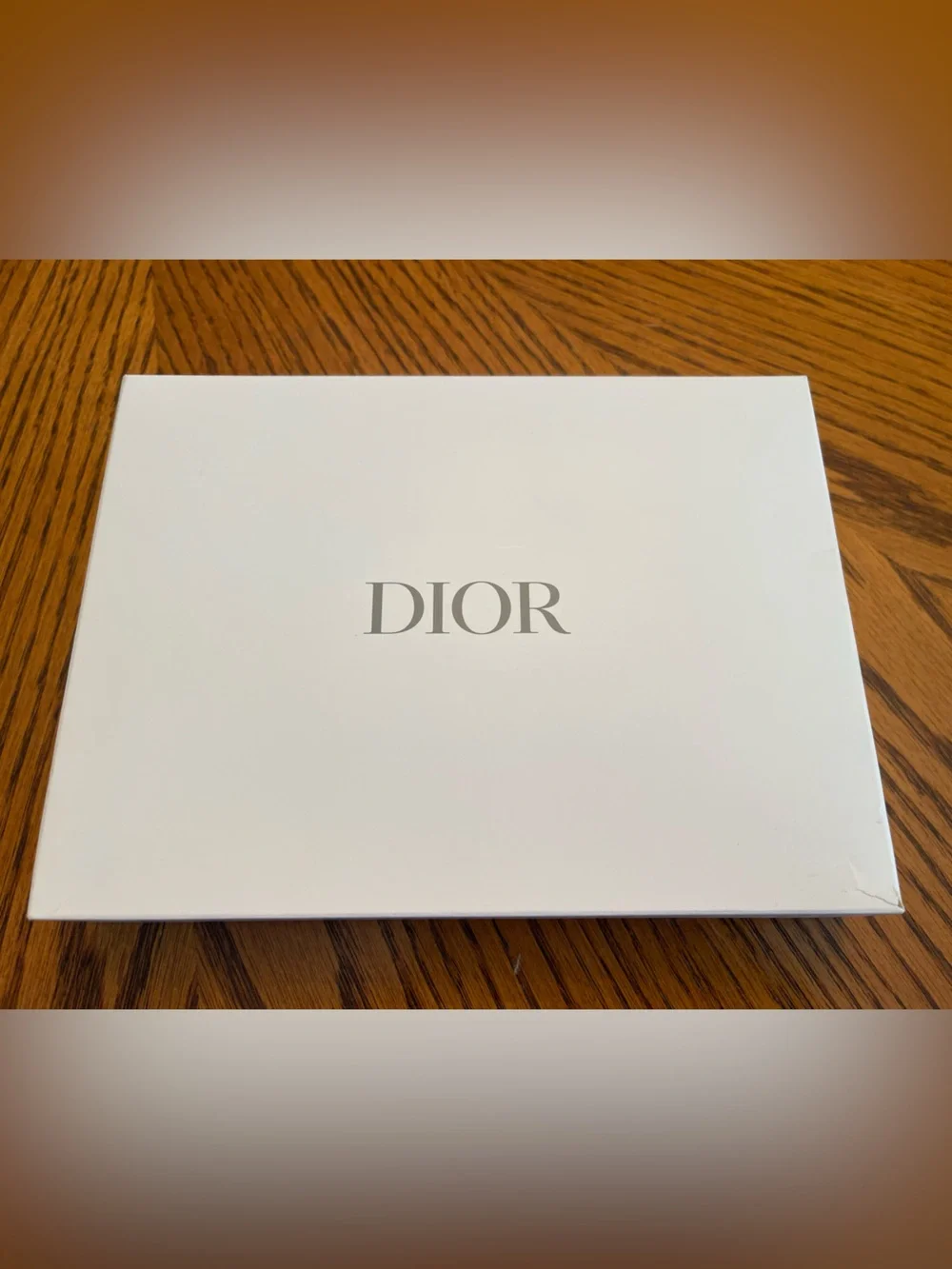 Christian Dior Glossy Red Patent Leather Pouch with Embossed Logo NEW